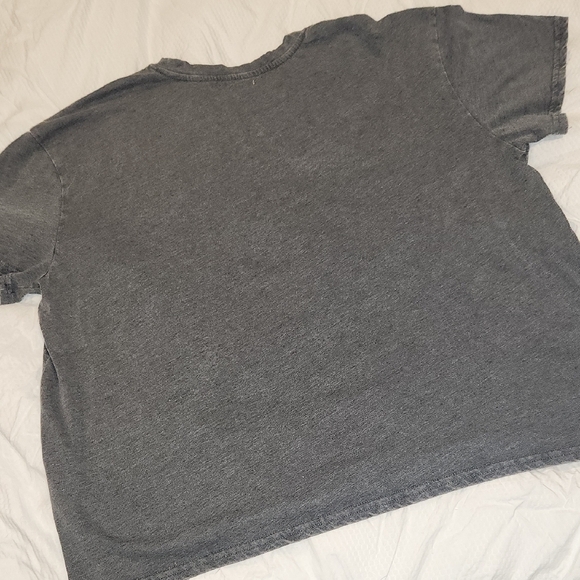 Maurices Gray Distressed American Flag Tee - Picture 6 of 6
